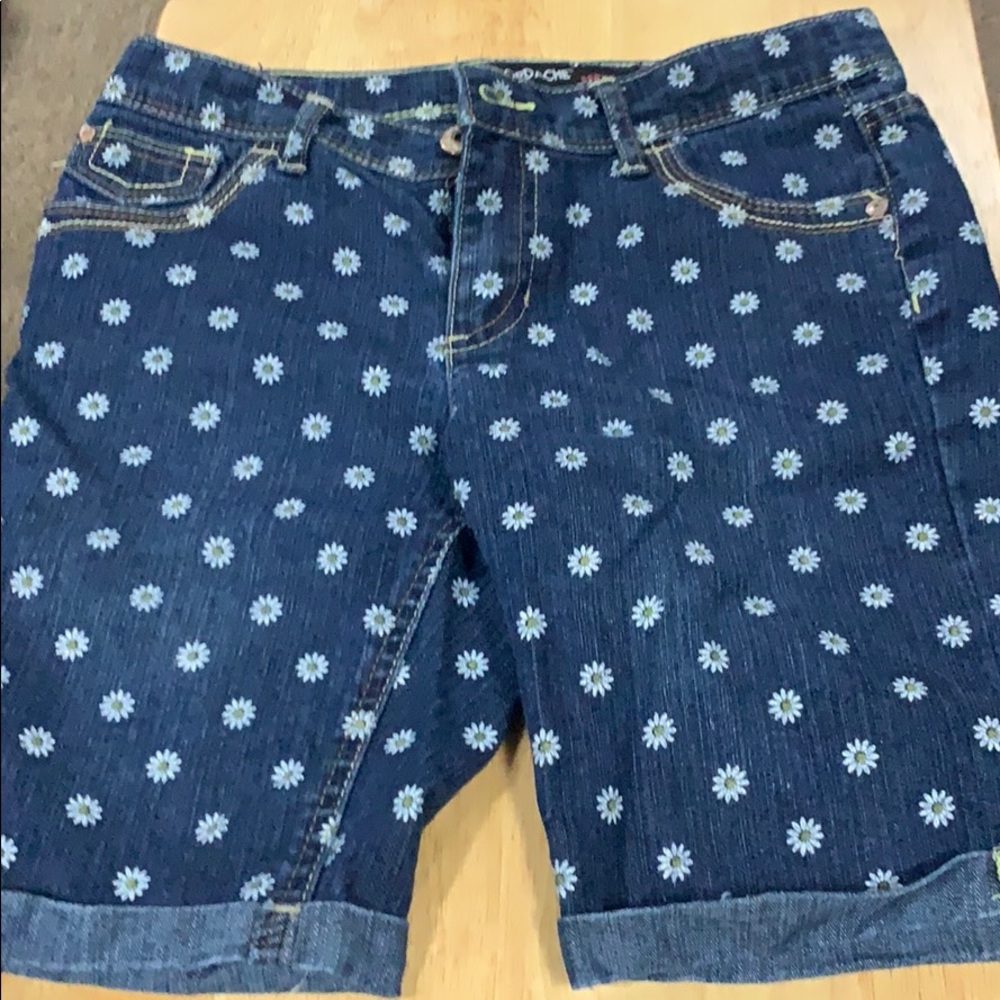 Girls jean shorts